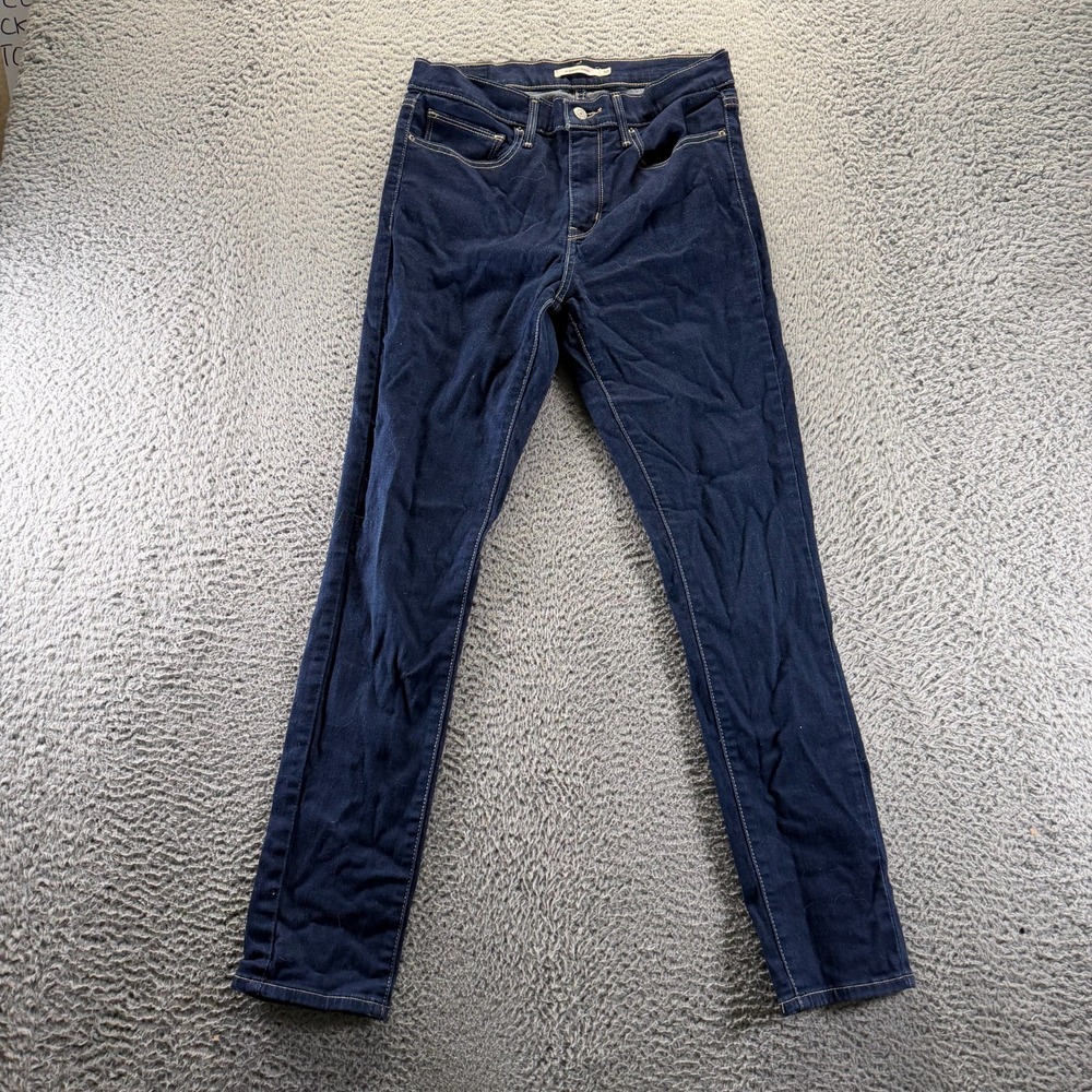 Levi's Jeans Womens 28x30 Blue Cotton Denim Skinny Slimming Workwear Stretch